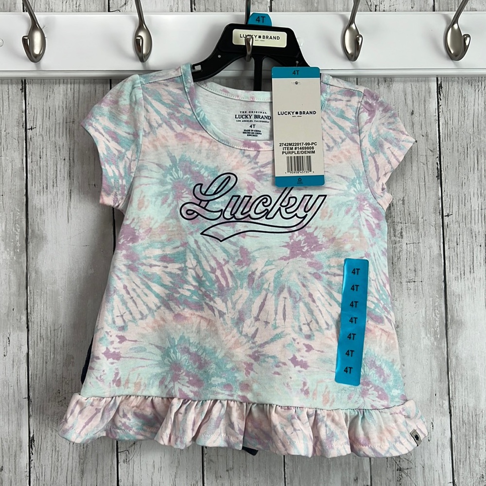 NWT girls Lucky Brand outfit